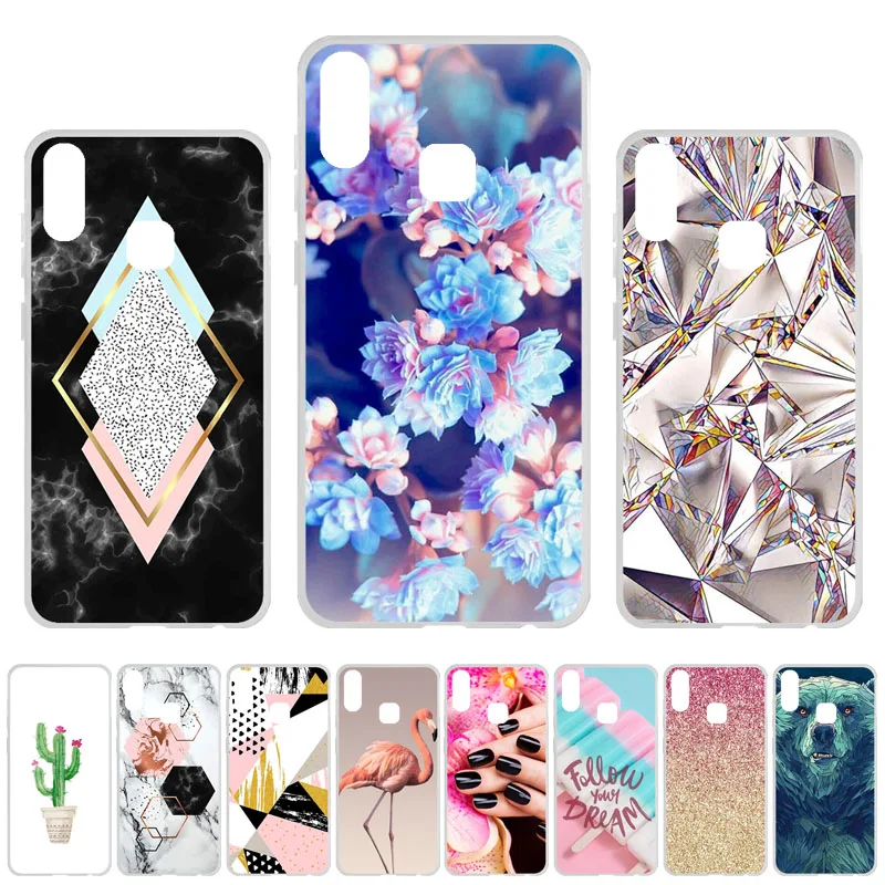 

TAOYUNXI Case For BQ Joy 1 Plus Cases Silicone Soft TPU Coque For BQ Vsmart Joy 1 Plus Covers Flower Animal Fundas Bumper Bags