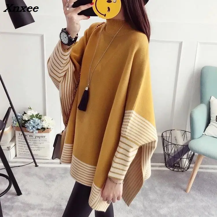 2018 Women Pullover Female Sweater Fashion Autumn Winter Plus Size Shawl Warm Casual Loose Knitted Tops Xnxee 2018 Women Pullover Female Sweater Fashion Autumn Winter Plus Size Shawl Warm Casual Loose Knitted Tops Xnxee
