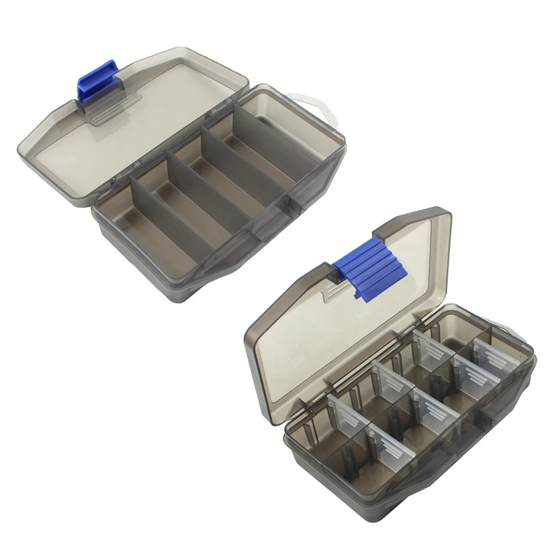 

Multi-compartment Fishing Tackle Box Fish Lures Hooks Baits Plastic Storage Holder Square Case Container Fishing Accessories new