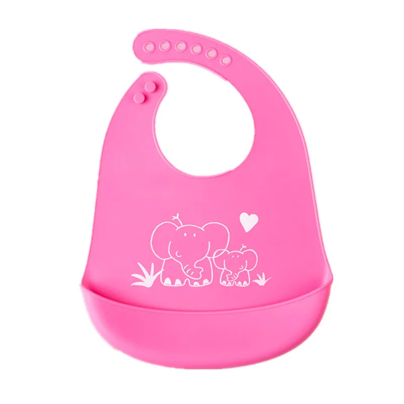 

Baby Bibs Cartoon Prints Kids Silicon Bib Children's Summer Adjustable Waterproof Bib Baby Feeding Tools Boy Girl Bibs Apron