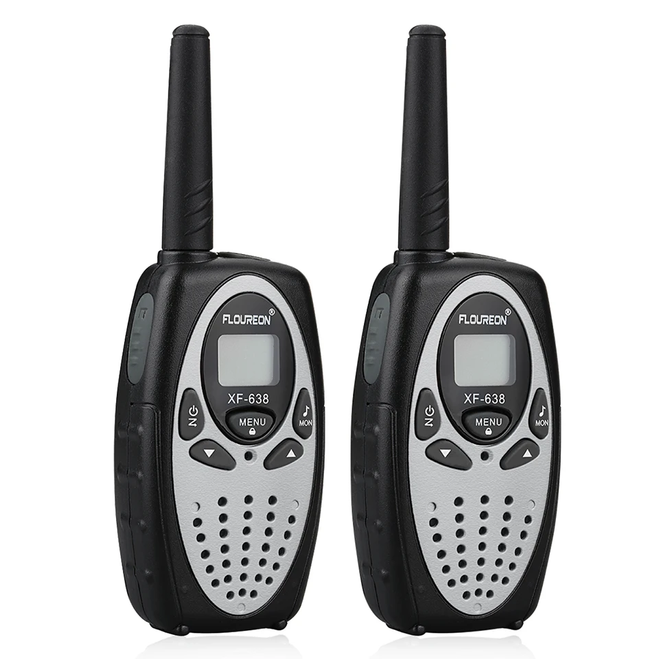 FLOUREON 8-канальный видеорегистратор для детей иди и болтай Walkie Talkie S UHF400-470MHz 2-передающая радиоустановка 3 км переговорные PMR портативная ребенку играть в рация Intercom