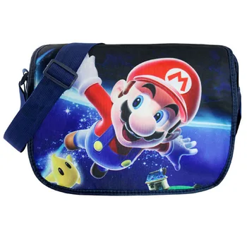 

New Arrival: Game Super Mario Polyester Aslant School Satchel/Crossbody Shoulder Bag (Walking in Space)