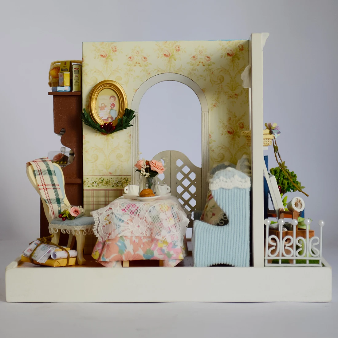 Рождественские подарки Миниатюрная игрушка-головоломка Diy Кукольный дом модель деревянная мебель строительные блоки игрушки подарки на день рождения Мэри Сладкая выпечка