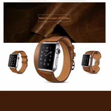 HOKE Genuine leather strap For apple watch band 42mm/38mm iwatch series 3 2 1 wrist bands bracelet replacement watchband belt HOKE Genuine leather strap For apple watch band 42mm/38mm iwatch series 3 2 1 wrist bands bracelet replacement watchband belt