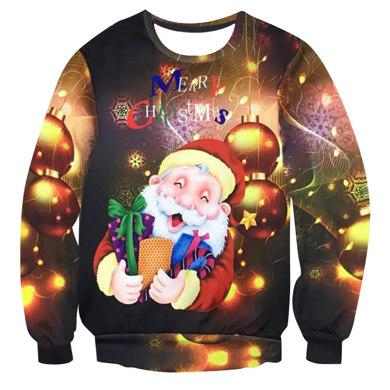 3D Printing Men Women 2018 UGLY CHRISTMAS SWEATER Vacation