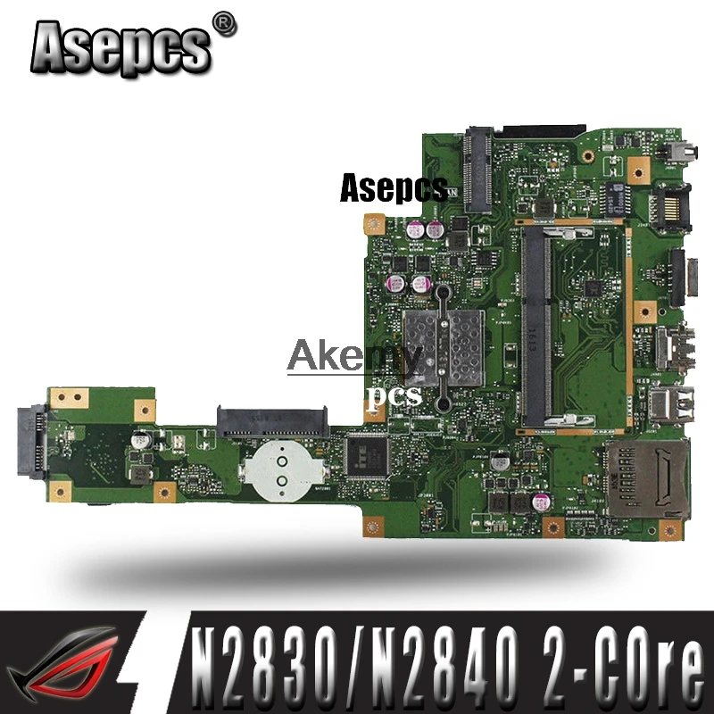 Asepcs X553MA материнская плата для ноутбука ASUS X553MA X553M A553MA D553M F553MA K553M Тесты оригинальная материнская плата N2830/N2840 2-ядерный Процессор