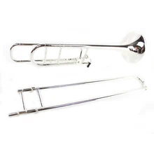 Bach 42BO Silver Plated Brand Good Quality Bb / F Tone trombone Sandhi tenor silver plated trombone instrument music