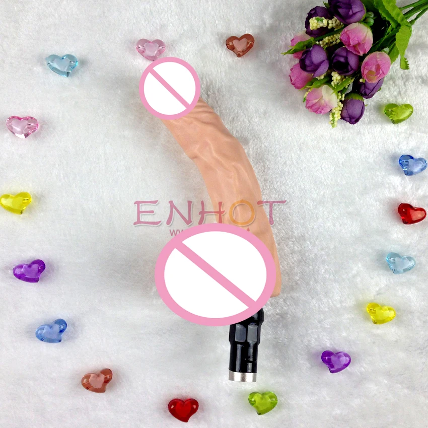 large size soft dildo with high-elasticity keel Sex machine attachment sex toy simulation dildo for love machine ENHOT-C-31