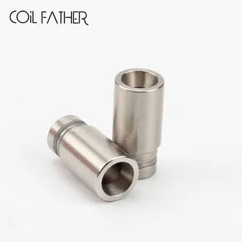 

30pcs/60pcs Coil Father 510 Stainless Steel Drip Tips 510 Metal Drip Tip Vape Mouthpiece for Melo 3 ijust 2 E Cigarette RDA Tank