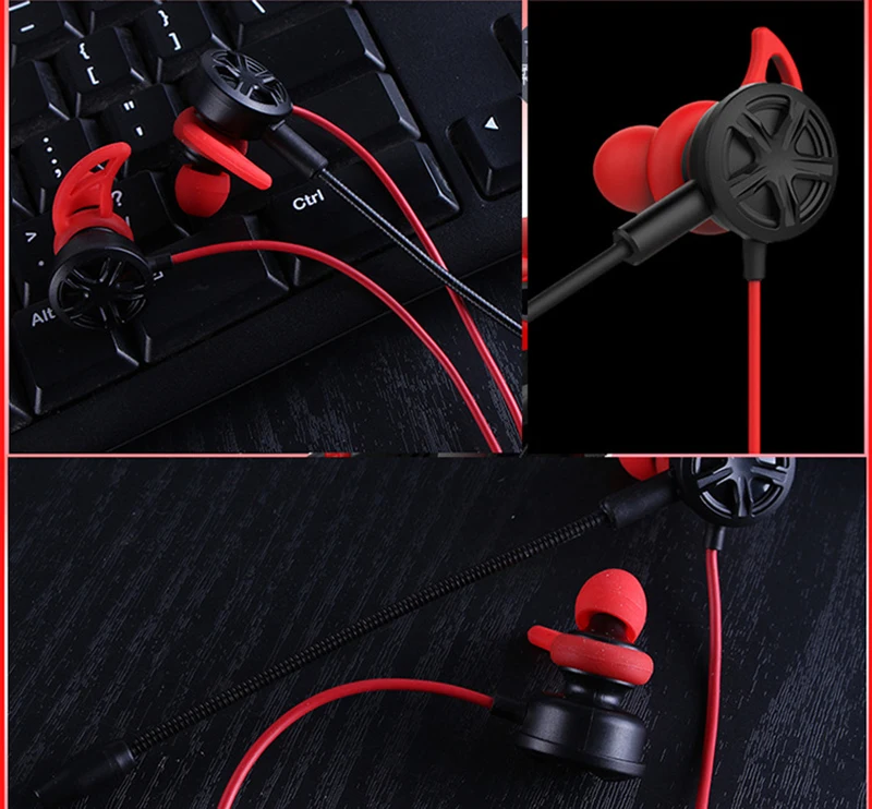 Gaming Earphone Headset With Dual Mic Gaming Earphones Mini PC Gamer With Clear Volume Control For PUBG CSGO Casque Games (5)