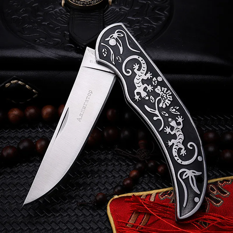 2018 New Free Shipping 7cr17mov Steel Tactical Folding Knife Survival Outdoor Camping Pocket Hunting Knives Multi-function Tools