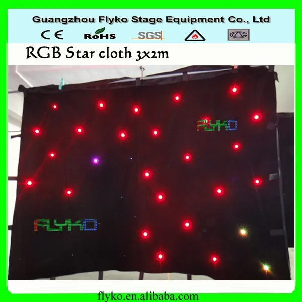 RGB star cloth 3x2m 2