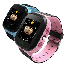 Y21 Child’s safety Smart Watch Touch screen with flashlight Locator Tracker Anti-lost SOS call phone English/Russian Q528
