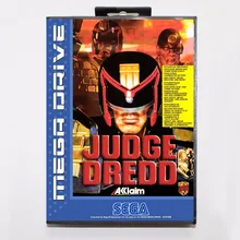 Игровой картридж Jugde Dredd 16 бит MD игровая карта с розничной коробкой для sega Mega Drive для Genesis