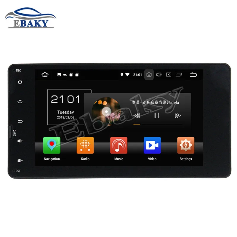 Discount NaviTopia 7inch 4GB RAM 64GB ROM Octa Core Android 9.0 Car DVD Radio For Mitsubishi Outlander 2014 full touch GPS/wifi/Bluetooth 4