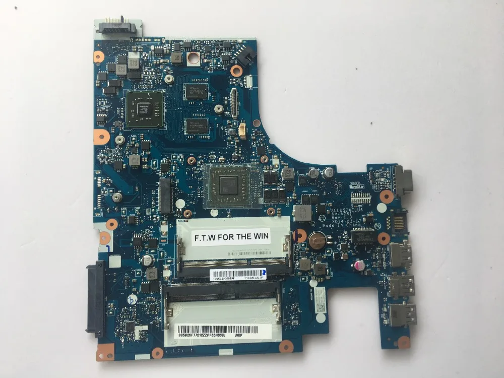 G50 45 PC материнская плата AMD EM6010 для ноутбука Lenovo MB ACLU5 ACLU6 NM A281 15 дюймов