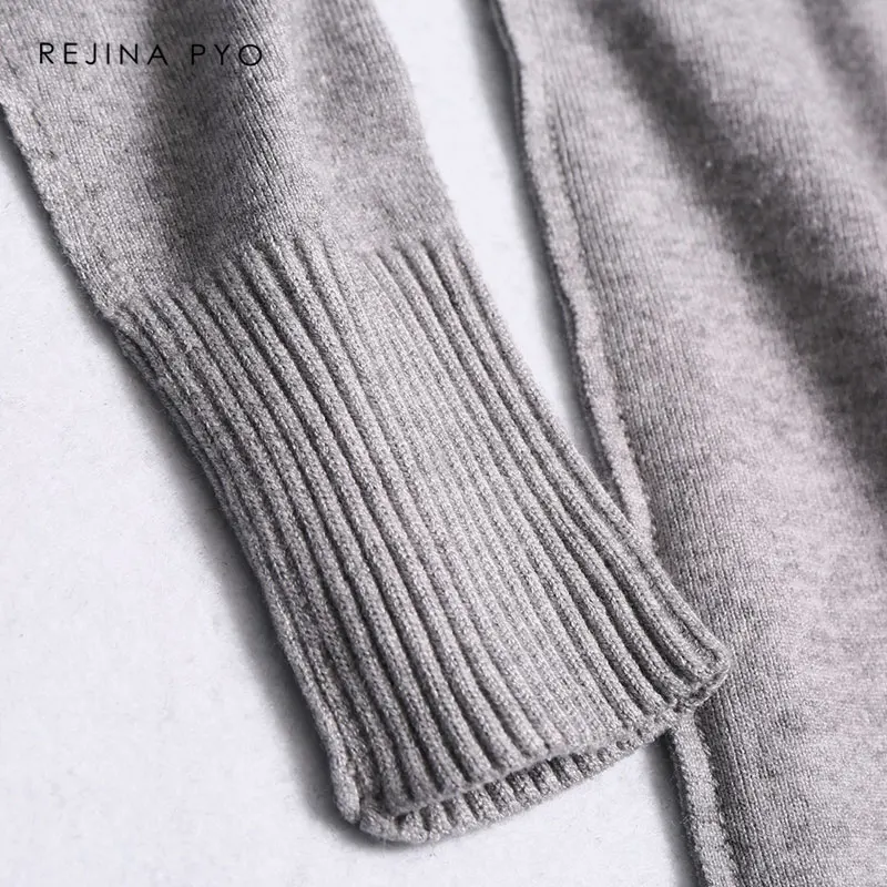 REJINAPYO женский Европейский Стиль Повседневный тянущийся Свободный свитшот с капюшоном Стразы Лоскутные толстовки на шнуровке новое поступление