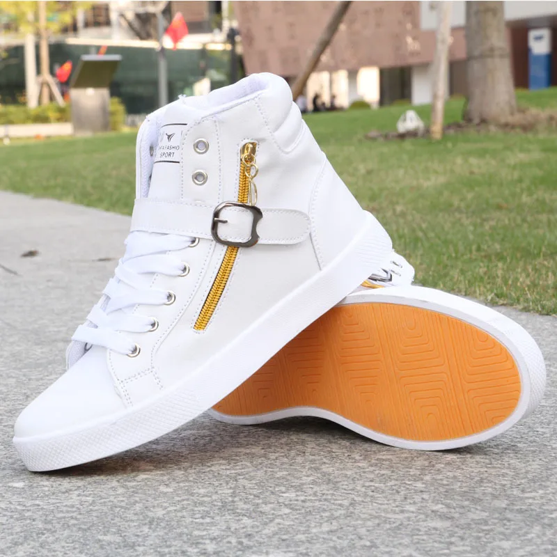 Men's Casual Skateboarding Shoes High Top Sneakers Sports Shoes Breathable Walking Shoes Street Shoes Chaussure Homme Men's Casual Skateboarding Shoes High Top Sneakers Sports Shoes Breathable Walking Shoes Street Shoes Chaussure Homme