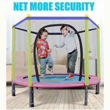 55 дюймов круглый детский мини-батут корпуса подкладка-сетка Rebounder прогулок на свежем воздухе