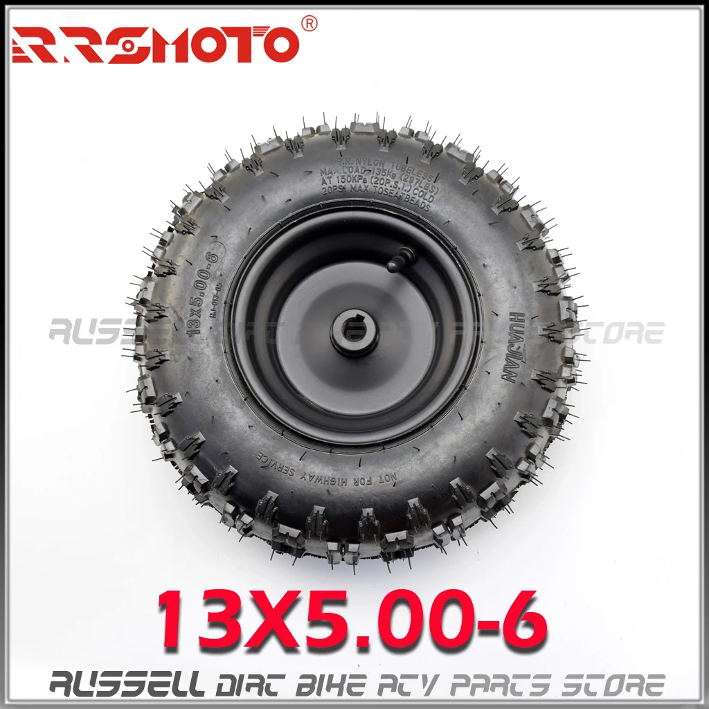 13x5.00-6 Tire Tyre and wheel rim For Off-Road ATV QUAD Buggy Mower Go-kart Buggy