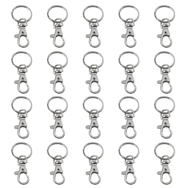

20 small removable screw caps for key rings - carabiner key chain - cosmetics & jewelery #8