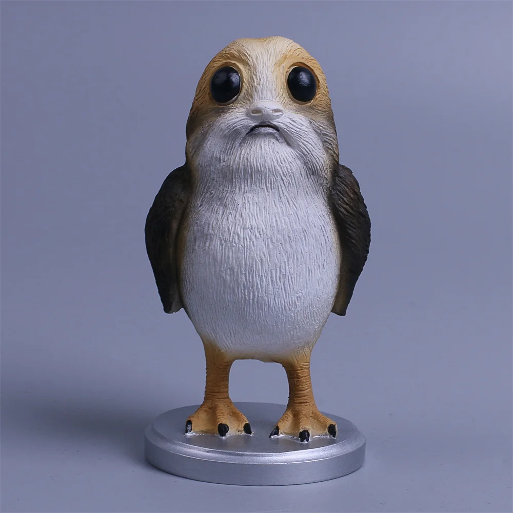 Star Wars The Last Jedi Porg Action Figure Cosplay Porg Toy Doll Christmas Gift Resin (4)