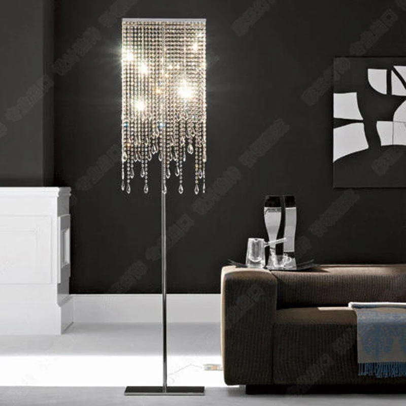 Floor licht luxe kristal Europese vloerlamp led staande lamp ... Floor licht luxe kristal Europese vloerlamp led staande lamp ...