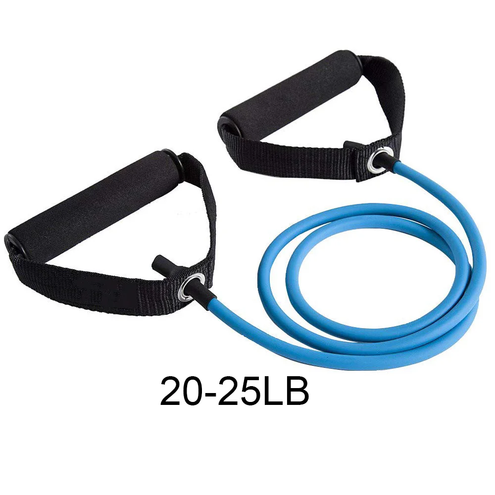 Yoga Pull Rope Fitness Exercises Resistance Bands with Handles Home Gym Strength Training Tubes Workout Bands for Shoulder Arm (14)