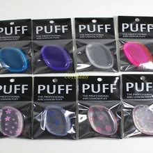 1000 шт/партия лист Форма Силиконовый спонж пуф для макияжа для жидкой основы BB крем первой необходимости с retial пакет