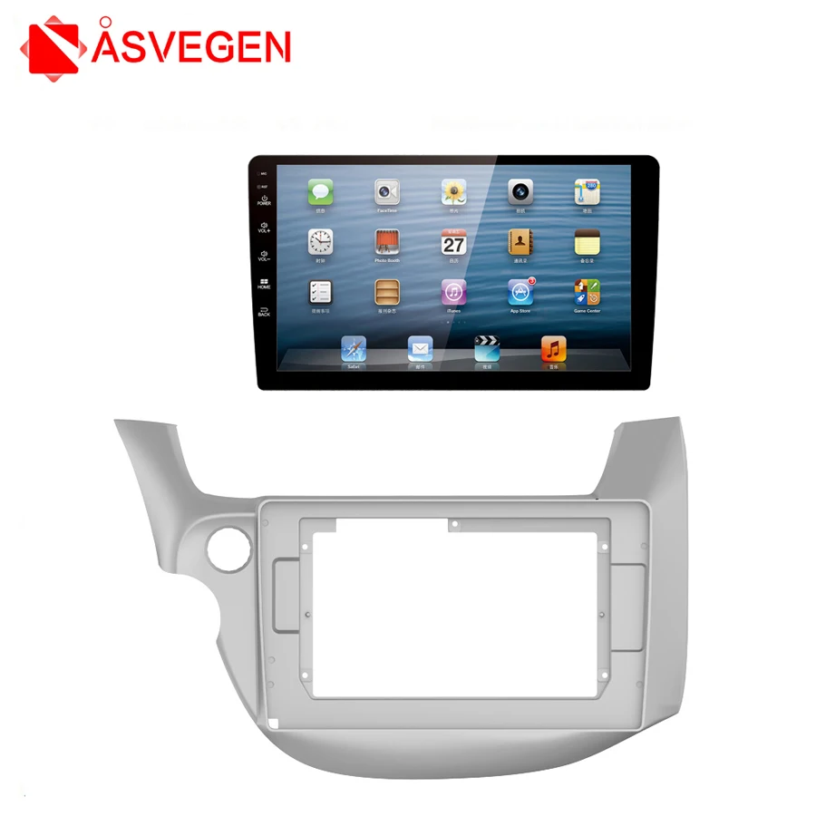Asvegen Car Radio Fascia Panel Plate Frame Dash Stereo