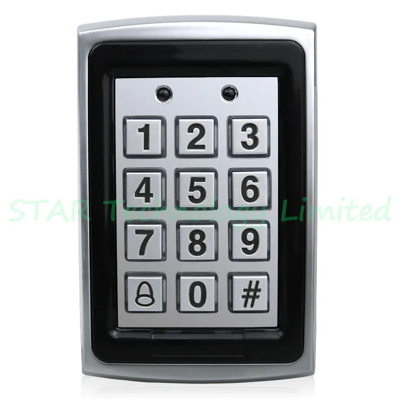 RFID Металл доступа Управление EM Card Reader клавиатуры с 10 EM4100 брелки для двери Система контроля доступа