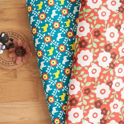 Free shipping pretty desgin quality cotton linen 140*50cm/piece fabric