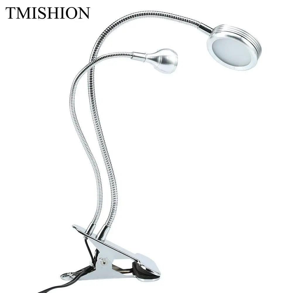 

TMISHION 2 in 1 Portable USB Nail Art LED Desk Lamp Makeup Tattoo LED Lamp Adjustable Eyelash Manicure Led Nail Art Lights