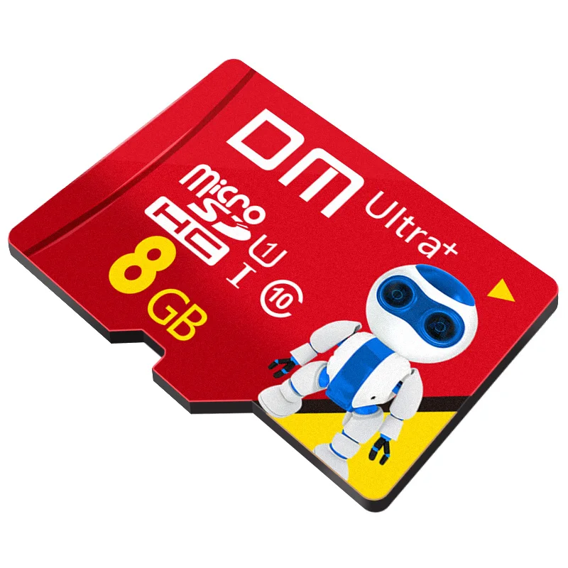 DM Ultra micro SD карта microSDHC 8 Гб карта памяти TF высокоскоростная карта красный цвет