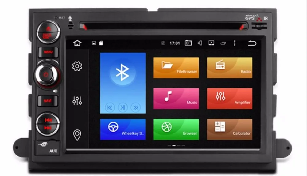 Excellent Android 9.1 HU Car Radio For Ford Fusion Explorer 500 F150 Focus Edge Expedition Mustang GPS car stereo multimedia Player 2