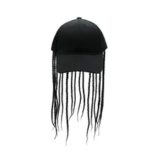 Парик волос дреды бейсболка коса солнцезащитный козырек шапки Новинка Вечеринка день рождения шапка в стиле хиппи Забавный костюм Хэллоуин хип-хоп Gorro