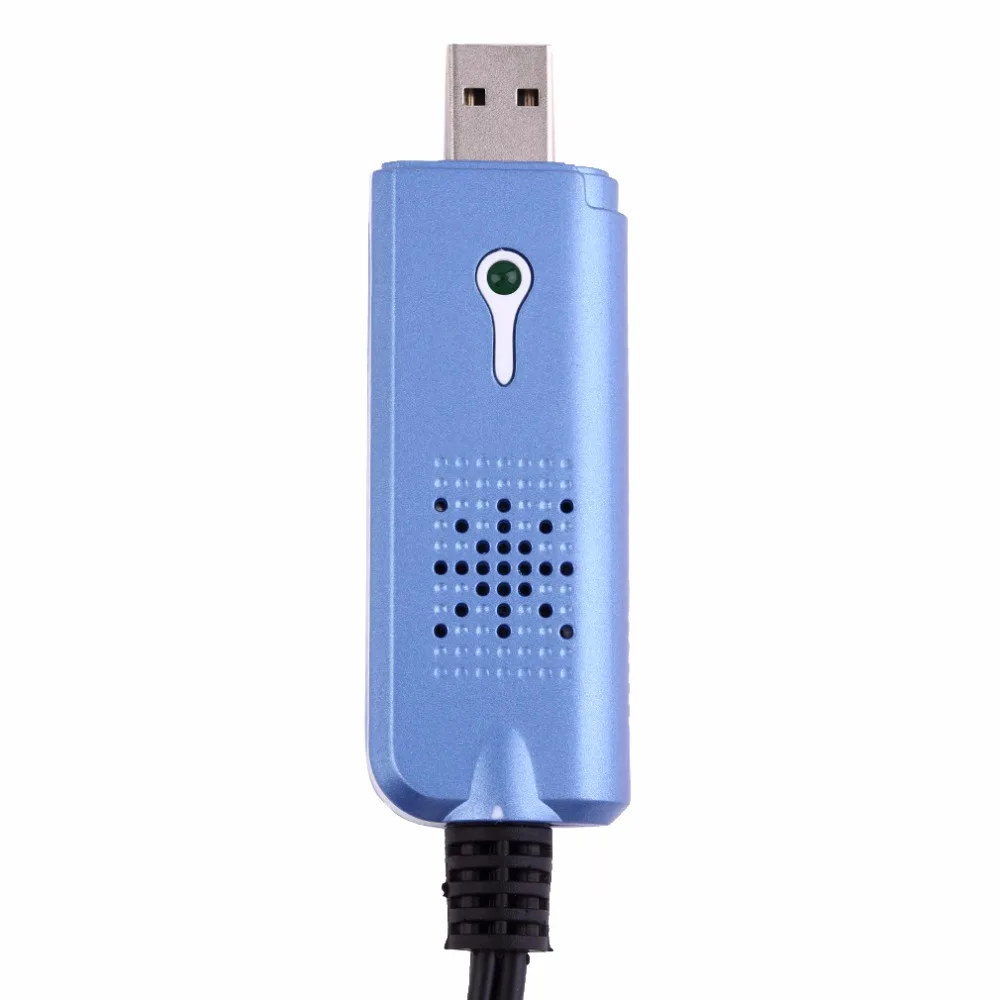 USB 2,0 видео плата для захвата звука адаптер VHS конвертер DVD для Win XP 7 NTSC PAL аналоговый преобразователь видео в цифровой формат