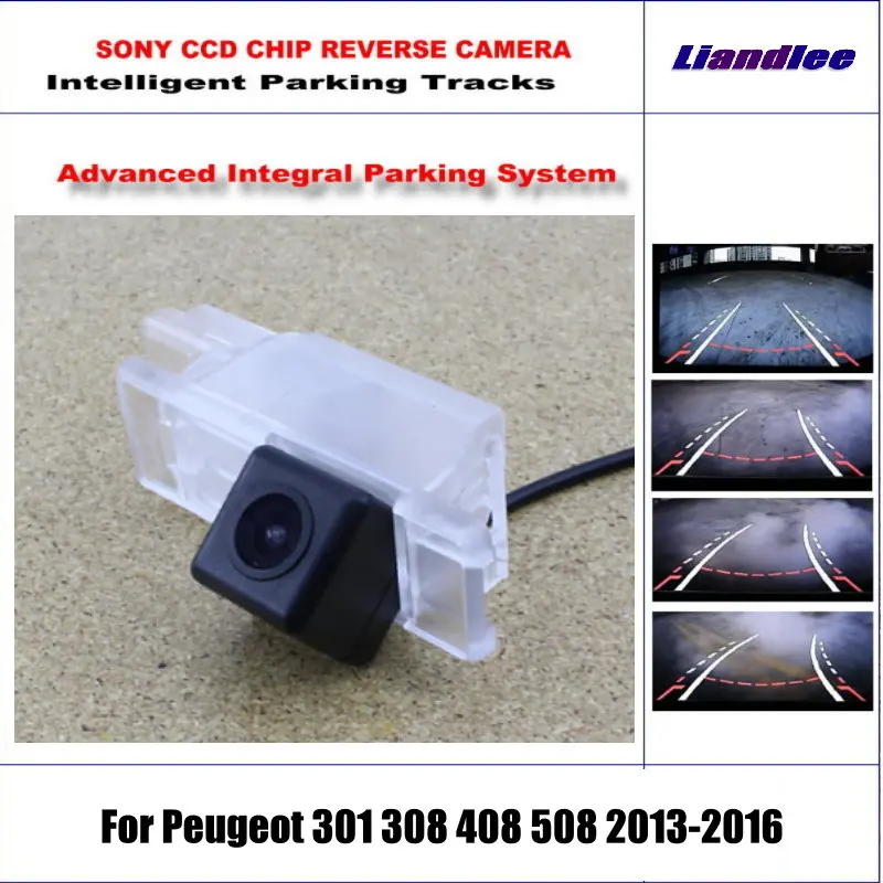 

Intelligentized Reversing Camera For Peugeot 301 308 408 508 2013-2016 Rear View Back Up / 580 TV Lines Dynamic Guidance Tracks