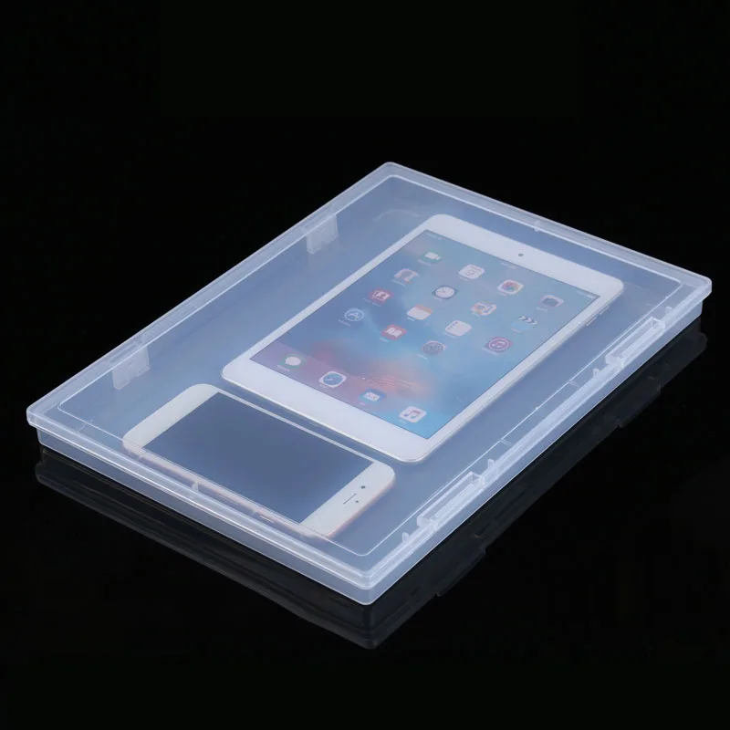 

Big Size Tool Box Transparent Toolbox Storage Box for iPhone iPad Tablet Outils Gereedschap Phone Repair Tools Kit