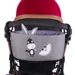 2019 Новая Универсальная детская коляска сумка-Органайзер для хранения большое пространство крючки для транспорта подвесной сумки