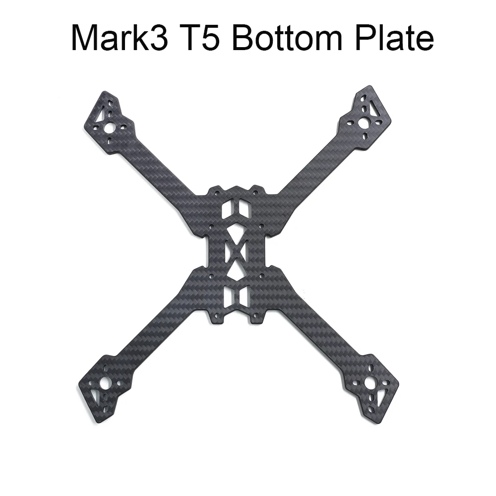 GEPRC GEP-Mark3 рамка аксессуары части H5/T5/HB56 рамка Рычаг/Нижняя пластина/Винты для запасных частей GEP-Mark3 рамка - Цвет: 1pcs T5 bottom plate