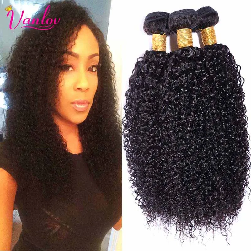 Crochet Hair Extensions Brazilian Kinky Curly Virgin Hair 3 Bundles ...