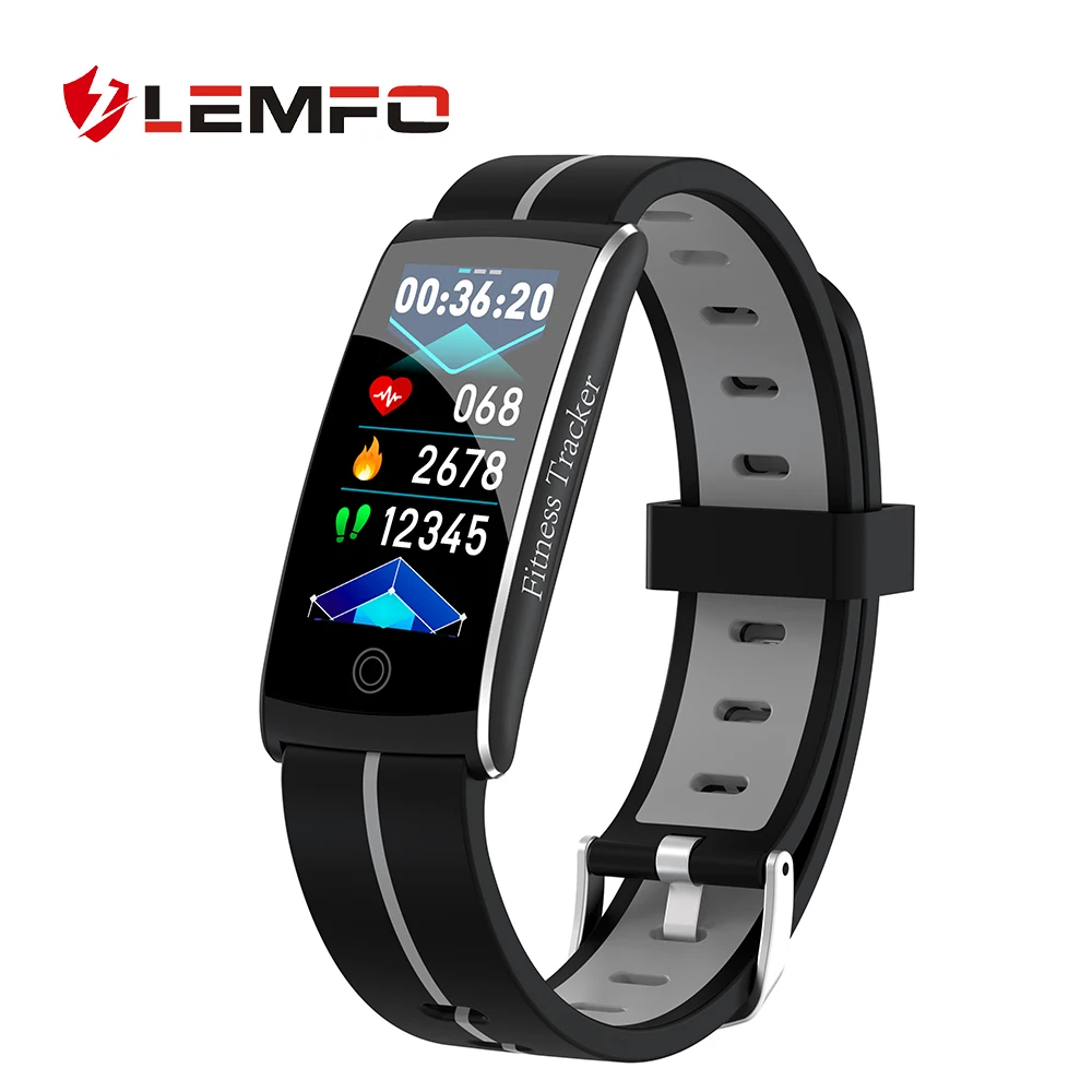 

K11C Fitness Bracelet IP68 Heart Rate Blood Pressure Monitoring Call Message Reminder LEMFO Fitness Tracker for Android iOS