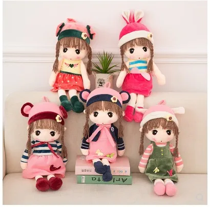 

2018 new arrival 45cm Stuffed Plush doll toy Cute 25 style toys for Girl's Kids Birthday Gift