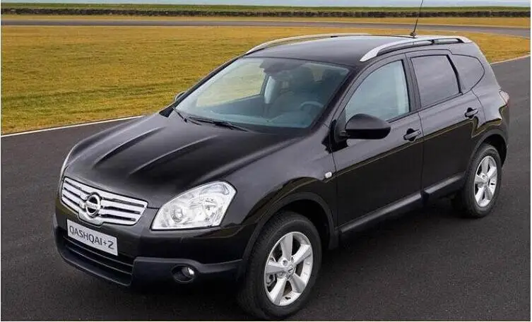 

High Quality ABS CHROME CAR ROOF RACK BAGGAGE LUGGAGE BAR FIT FOR Nissan Qashqai+2 2009 2010 2011 2012