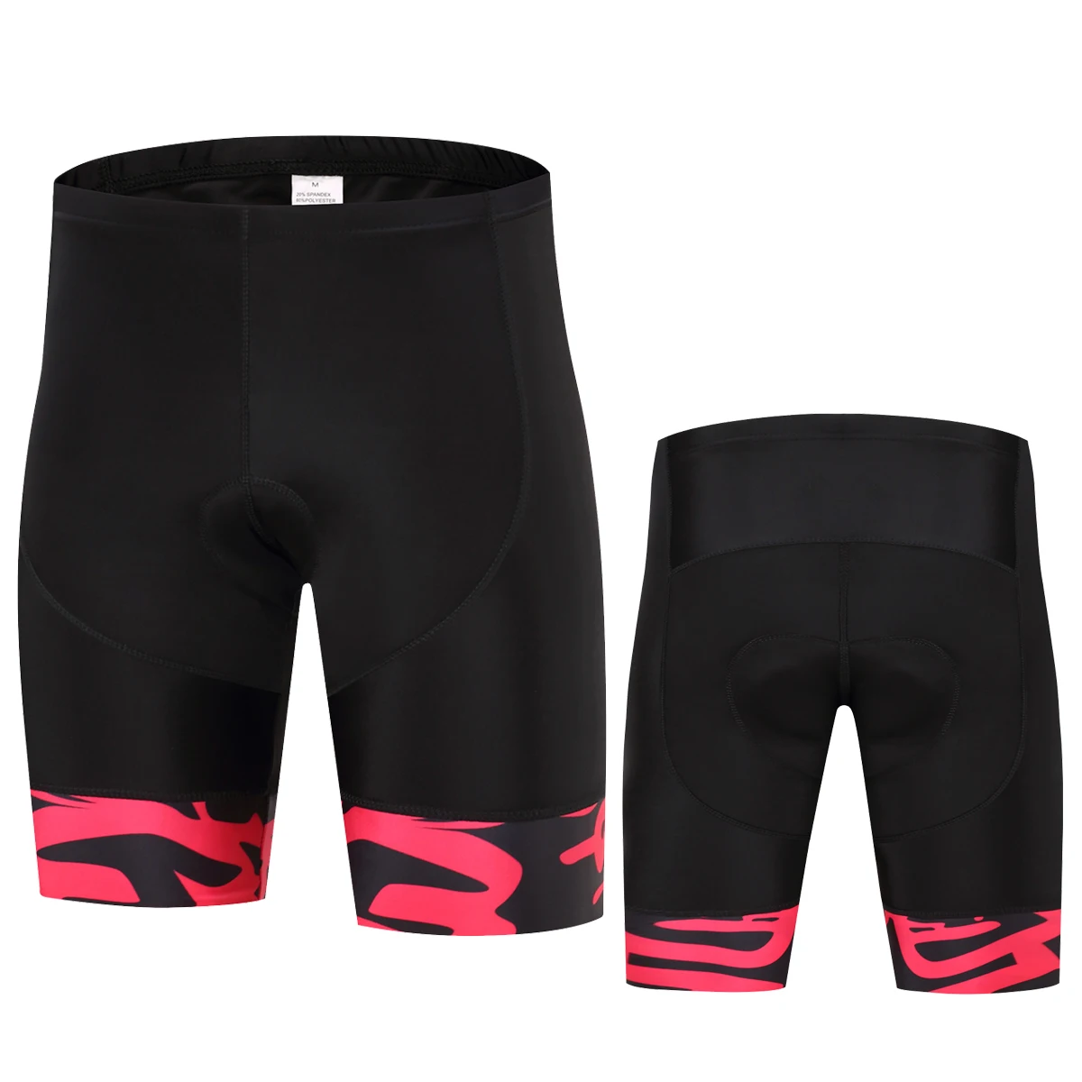 Surea мужские велосипедные шорты Велоспорт велосипедные шорты быстросохнущие черные трико для бега и тренировок шорты для фитнеса - Цвет: shorts