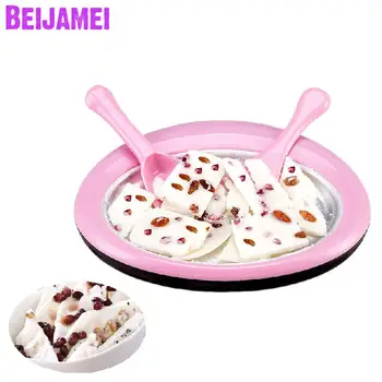 

Beijamei New DIY Fried Ice Cubes Making Homemade Fried Ice Machine Mini Ice Cream Egg Roll Maker