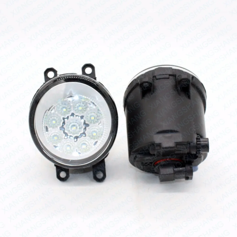 

2pcs Car Styling Round Front Bumper LED Fog Lights High Brightness DRL Day Driving Bulb Fog Lamps For TOYOTA PRIUS 2010-2015