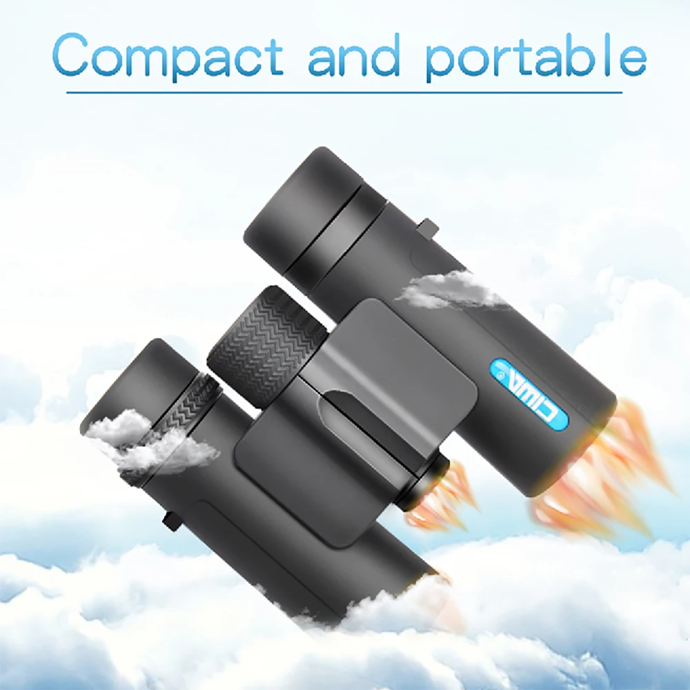 CIWA الحياة للماء الصيد مناظير عالية الجودة الليلية الملك خروج التلميذ القطر مناظير 10X26 في الهواء الطلق العدسة تلسكوب