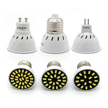 E27 MR16 GU10 Светодиодный точечный светильник 220V GU5.3 светодиодный светильник 4 Вт 6 Вт 8 Вт 5733 SMD Bombillas светодиодный Lamparas лампы для крытый светильник Инж